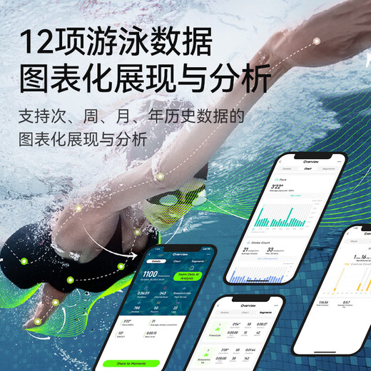 Light particle AR smart swimming goggles myopia high definition anti-fog waterproof professional swimming goggles auxiliary equipment adult Holoswim2s