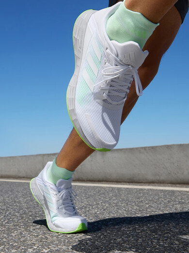 阿迪达斯 （adidas）DURAMO SL训练备赛轻盈网面中考体测跑鞋男女adidas 黑色(JQ9717) 36  220mm