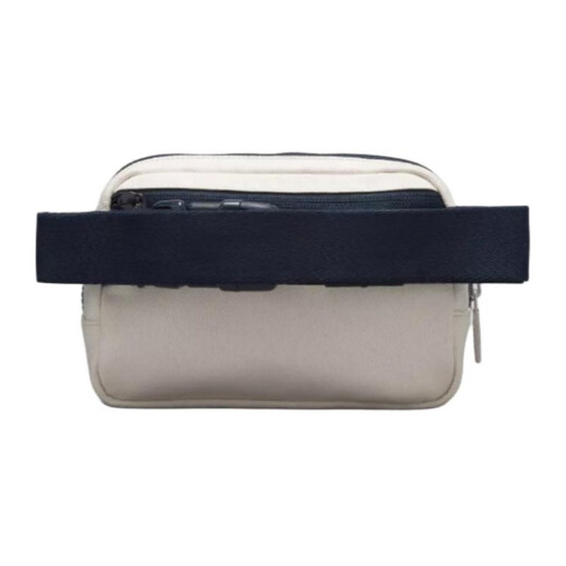 lululemon 1L solid color versatile zipper canvas bag one shoulder crossbody waist bag regular women's white white