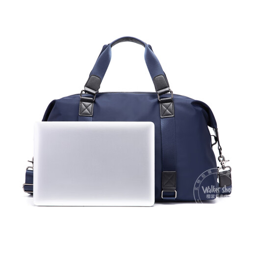 Bolsa de viaje de Walker Shop para hombres Ligeros Ligeros Ligeros Mano de viaje Bolguía de mano de gran capacidad Bolsa de hombro de viaje de corta distancia Bag Casual Fitness Blue Modelo de separación húmedo y seco de húmedo gran tamaño [50*22*28 cm]