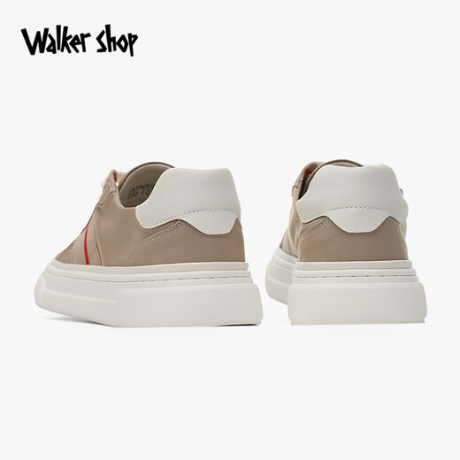 Walker Shop Brand Casual Schuhe Herren neue Marke Leinwandschuhe Herrenschuhe Sommer atmungsaktiven vielseitigen Flachschuhen Herren -Aprikosenfarbe 41