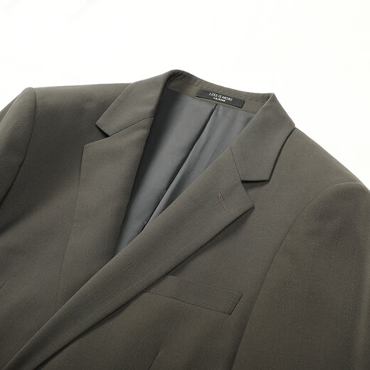 Lilang Double Elastic Fabric Suit Men's Smooth, Delicate, Tight, Easy-Care Suit Brown Color 170A