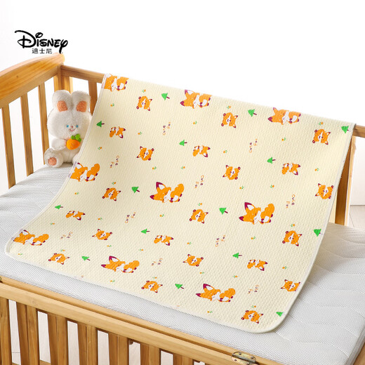 Disney Class A Neugeborene Baby-Urinmatratze verdickte atmungsaktive nicht rutschfeste wasserdichte und wasserdichte Mutter und Baby, geeignet für große Navigationsnavigation Bär aus der Nassmatratze [Klasse A-Stoff-Upgrade] 30x40 cm