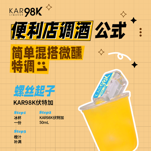 
KAR98K Little Wine Edition 50ml Glass Bottle DIY Cocktail Gin Vodka Whiskey Blue Orange Coffee Liquor White Rum Coconut Flavor Liquor 50mL 1 Bottle
