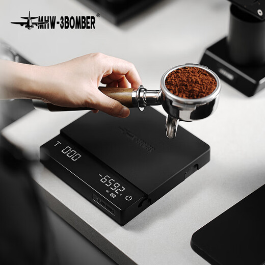 MHW-3BOMBER Bomber Rubik's Cube Coffee Scale 3.0Pro Max Italian Hand Brewing Precision Timing Smart Electronic Scale Kitchen Scale 3 Brewing Modes Rubik's Cube 3.0 Electronic Scale
