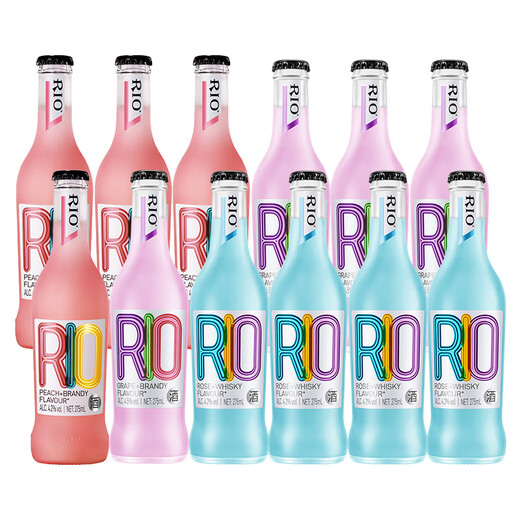RIO foreign wine, pre-mixed wine, cocktail, low-alcohol fruit wine, classic bottled liqueur 275ml*12 bottles, party gift
