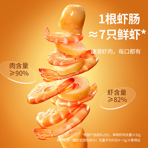 
Fengweipai original black pork sausage 2 boxes + fried shrimp sausage 1 box sausage ham sausage barbecue ingredients 1050g