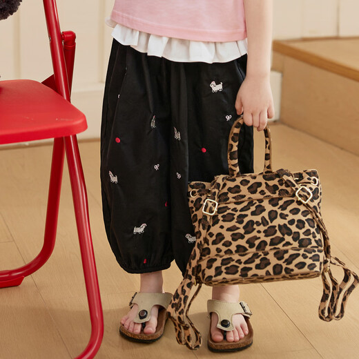 LUSON Little O Bao Children's Clothing Baby Summer Pants Thin Style 2025 New Girls Ruffle Leaf Curtain Lantern Mosquito Repellent Pants