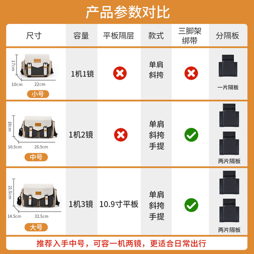 CWATCUN shoulder camera bag Japanese portable casual mirrorless SLR cardon professional crossbody suitable for Fuji Canon Sony Nikon camera bag