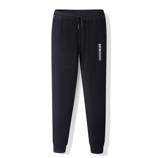 Tiger Trace Sport Pants Men's Thin Summer Trousers Straight Loose Large Size Cotton Running Exercise Closed Waiter Pants Casual Pants Gray (9898 Closed) XL