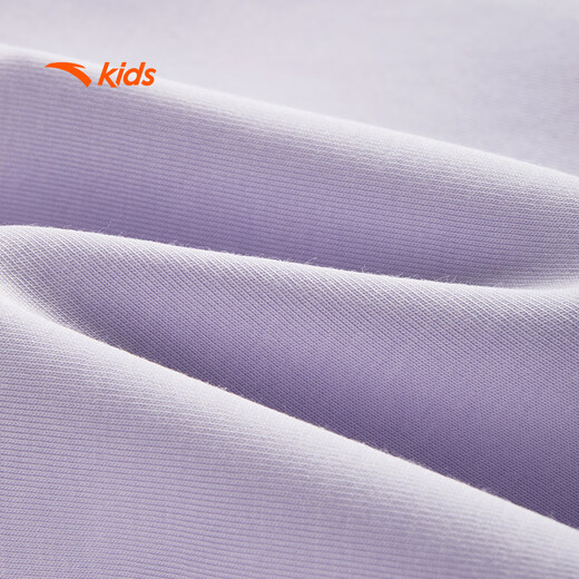 安踏儿童卫衣女童套头衫2025秋季宝宝长袖字母卫衣百搭A62537702