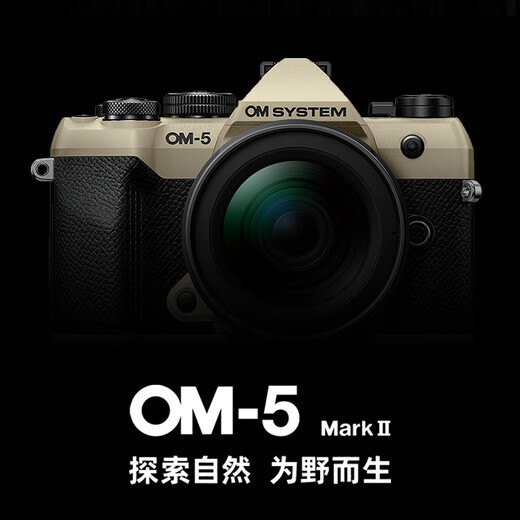 Aozhixin OM-5 Mark II mirrorless camera om5 second generation outdoor camera handheld high-pixel starry sky autofocus (12-45mm) vlog kit black