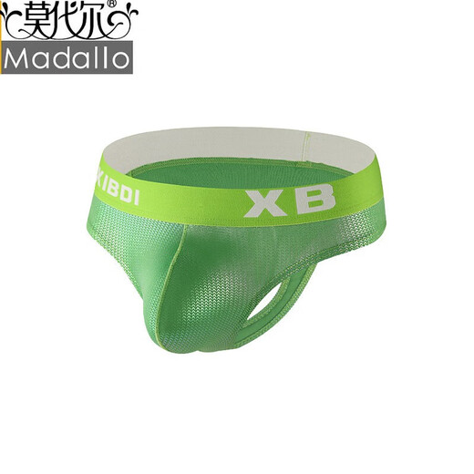 Ropa interior modal para la tanga de moda y sexy para los hombres para hombres jóvenes transpirables y cómodos cortos transfronterizos verdes + negro + rojo (recomendado 90-110jin [Jin equivale a 0.5 kg])