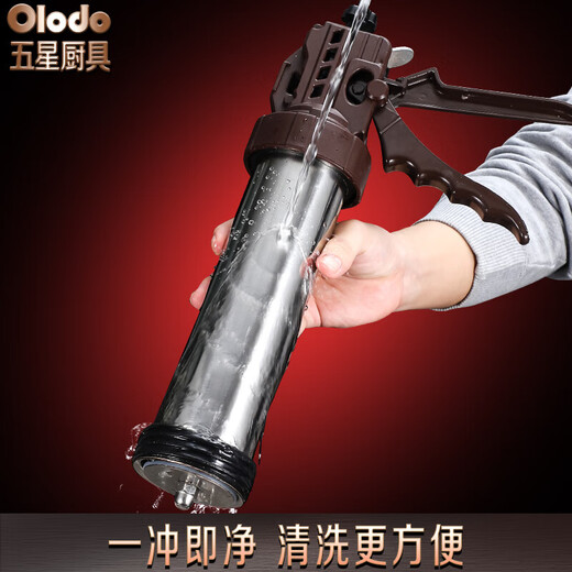 Olodo 316 stainless steel sausage machine, fully automatic canned sausage machine, sausage machine, press sausage machine, fast sausage filling machine, 316 press sausage machine, 9 free gifts