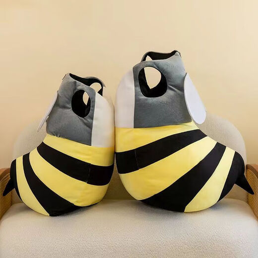 Wei Jie Little Bee Doll Cos Costume Internet Celebrity Creative Shark Bee Doll Costume Shark Wearable Performance for Adults and Children Children's Style (80cm-140cm)