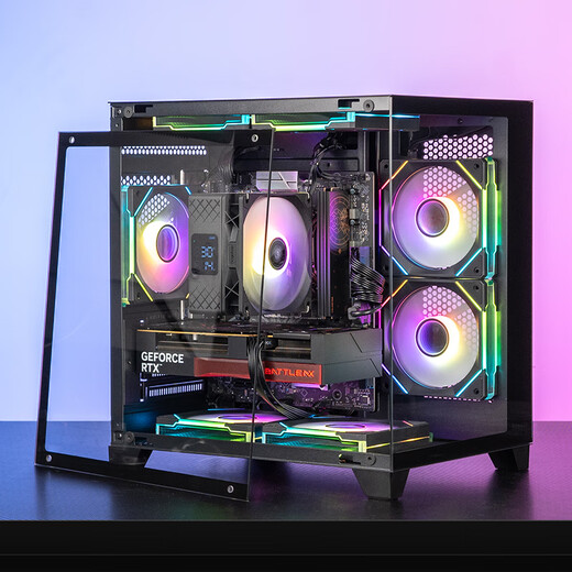 Colorful amd Ryzen r5 9600x/9500f rtx5070/5060ti/5050 graphics card sea view room desktop assembly computer host game e-sports flagship store diy complete machine five R5 9600X+5060+500G+16G