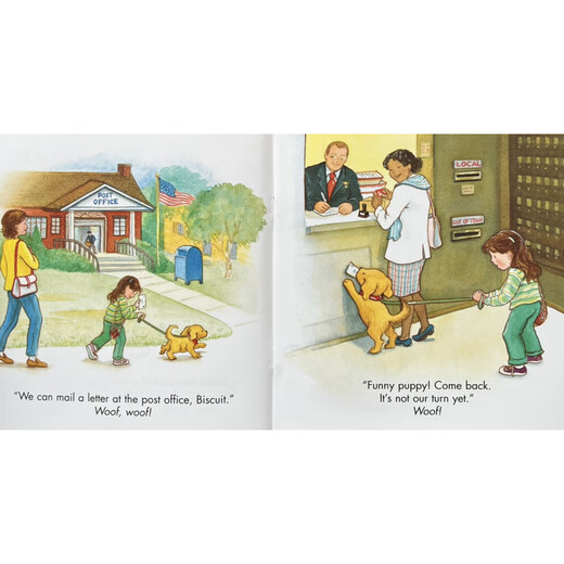 
Exercise of cookies dog behavior Mind Your Manners, Biscuit! English original picture book