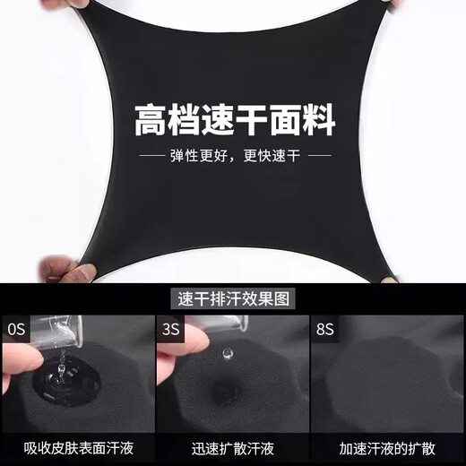 Allen Burton swimsuit men's swimming complete equipment double-layer quick-drying anti-embarrassing swimming trunks swimming cap swimming goggles 2025 new black gray swimming cap + swimming goggles + swimsuit + swimming trunks L 115-130Jin Jin equals 0.5 kg