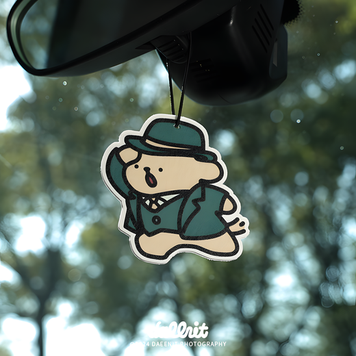 Yusenyi Line Puppy New Cartoon Cute Teletubbies Nezha Car Fragrance Tablets Rearview Mirror Pendant Wardrobe Fragrance Tablets Purple Teletubbies Puppy (Shambhala) Fusion of floral and woody tones