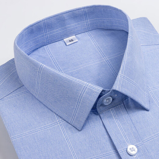 
Hengyuanxiang pure cotton plaid shirt men's short-sleeved, free-iron 2025 summer new style business casual men's cotton half-sleeved shirt short sleeve 8255 fine purple strips newly upgraded DP ready-to-wear DX6624 43 180 [weight 165Jin [Jin equals 0.5 kg]-180Jin [Jin equals 0.5 kg]]