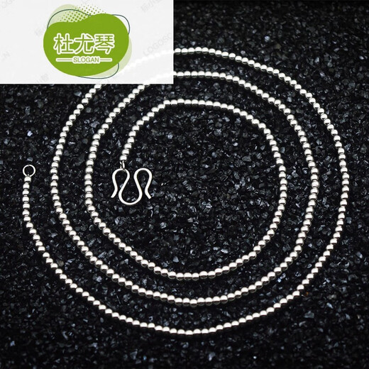 DU Youqin 2025 Chaîne d'amulette Titane Collier de perle ronde Hommes et femmes Collier de perle bouddhiste SN6231 Gift 202420245.0 mm d'épaisseur 90cm