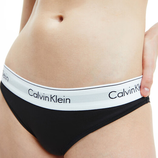Calvin Klein para mujeres para mujeres Ck bikini resumen de mujeres F3787E001-Space Black S