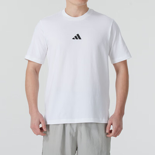 Adidas Men's Sports Suit 25 Summer NUEVO informal Casual simple cómodo transpirable Camiseta de manga corta Shorts lo suelto Set JY8561+IC1484 XL