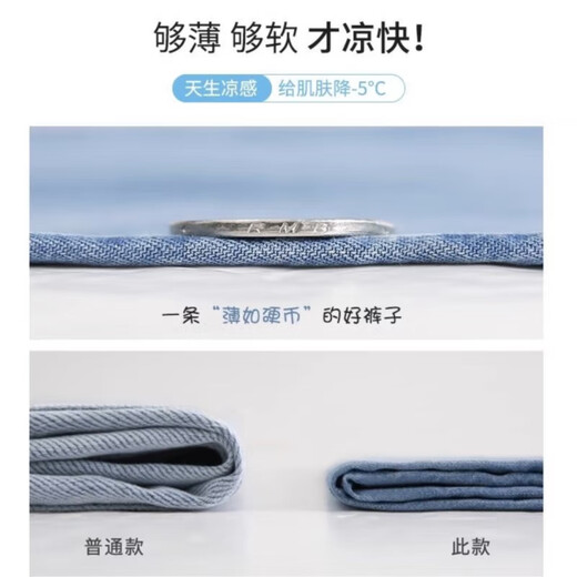 革曼孕妇装孕妇裤子夏季薄款时尚外穿大码小个子宽松直筒冰丝牛仔裤 浅蓝长裤 XL(建议120-140斤)