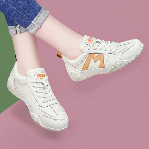 Zhedun (Zhedun) Frauenschuhe für Sommer Neue Vielseitige Modesport-Frauen-Freizeitschuhe Ins Koreanische Version Leicht nicht rutschloser Flacharzt mit kleinen weißen Frauenschuhen NM-Q687 Gray 39