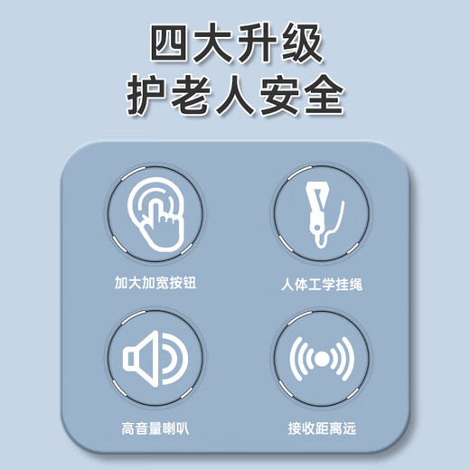 Senhongyuan A290 elderly pager home elderly hospital bedside pager one-button emergency call bell smart home wireless doorbell two-button