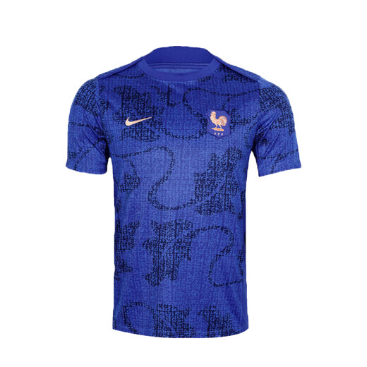 耐克（NIKE）2025法国赛前热身足球训练服短袖T恤FZ9710-438 FZ9710-438 S