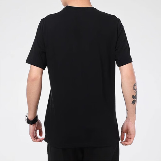耐克(NIKE)春夏男短袖T恤 纯棉 运动休闲 经典简约 AR4999-013 黑色XL