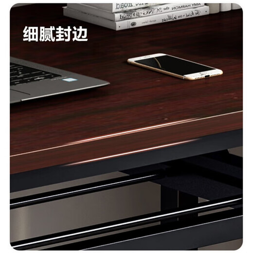 
Xingkai (XINGKAI) [Specialized in Government and Enterprise] Folding table, computer table, outdoor long table, table-type household desk, street stall table, BGZ673 Black walnut single layer [rounded corners to prevent bumps] 120*60