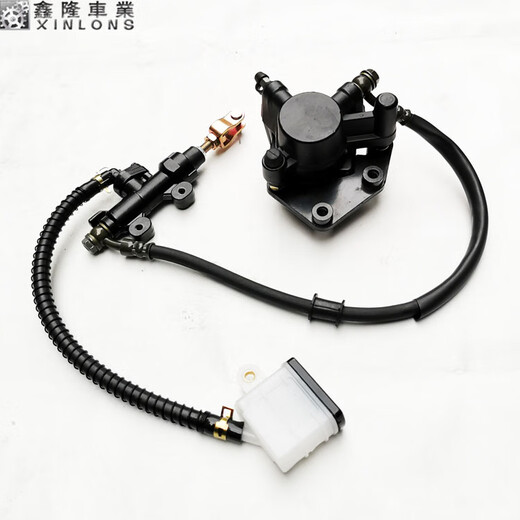 Qilicai Motorrad Herkules Baodiao Little Ninja V6 Yongyuan Xiaofeng R12350 Heckscheibenscheibenbremse Bremsbremssättel der Hinterbremenpumpe Montage-e