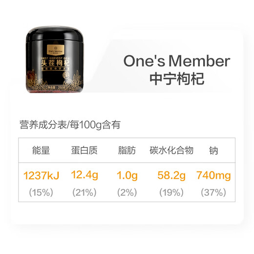 № 1 Участник магазин Red Wolfberry Special Grade Большой фрукты Первая стерна 220 Wolfberry 500G Новый продукт Ningxia Zhongn
