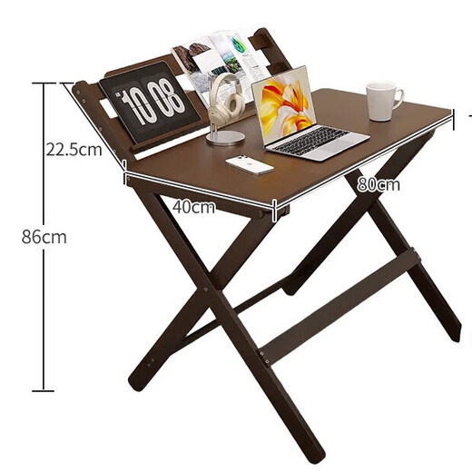 Yuanjing desk study table height four-level adjustable folding desk desk small apartment home desk 80*40