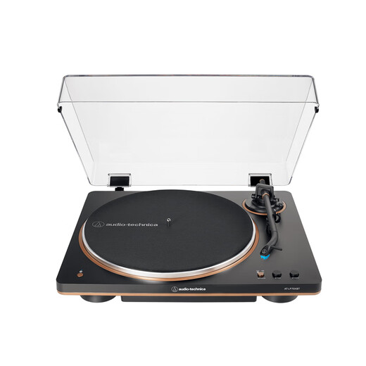 Audio-Technica AT-LP70X vinyl record player, fully automatic belt drive, dual speed record player, retro gramophone, record player, professional audio, 2025 new product LP70XBT black copper (BZ)