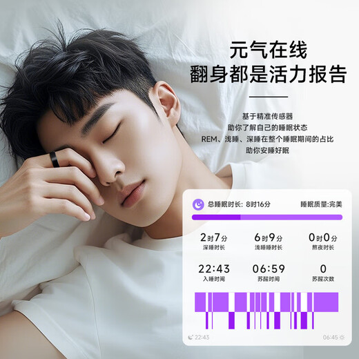 KPEP medical flagship blood oxygen heart rate blood pressure ECG heart health sleep monitoring remote care real-time monitoring waterproof sports ultra-thin smart health ring