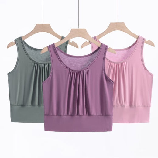 Banfishi mother's wear short bra-wrapped bra for middle-aged and elderly women modal vest-style underwear women's large size wide waist bottoming top matcha green 5XL 135-145Jin Jin is equal to 0.5 kg