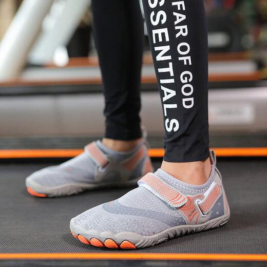 SMVP children's rope skipping shoes comprehensive training shoes soft sole primary school students special indoor lightweight non-slip men's and women's silent fitness shoes royal blue 41