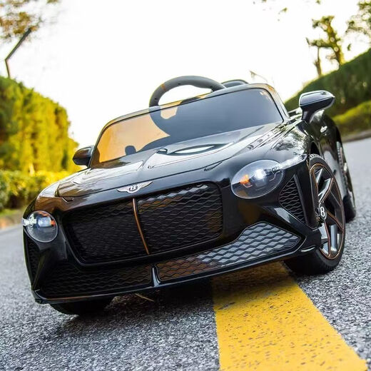 Bentley Bentley children's electric car four-wheel drive car for men and women with remote control toy car that can sit in white = four-wheel drive + remote control + self-driving + swing + music + four-wheel drive