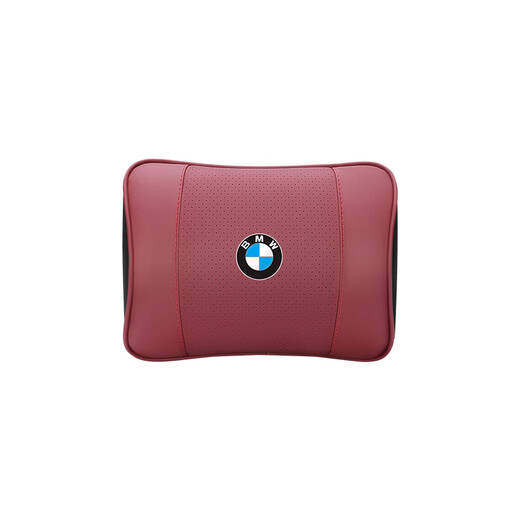 芒芒适用新13567系头枕腰靠X1X3X5x7车载护颈枕汽车头枕靠枕品 白色系 米色头枕腰靠1组 1个