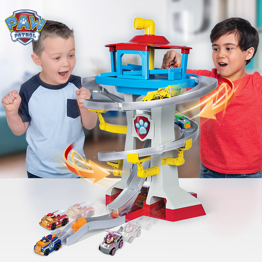 Das echte Wangwang -Team hat großartige Beiträge zum Watchtower Headquarters Base Rescue Track Alloy Car Wachtturm Kinderspielzeug 16795 Wachtturm -Track -Set geleistet
