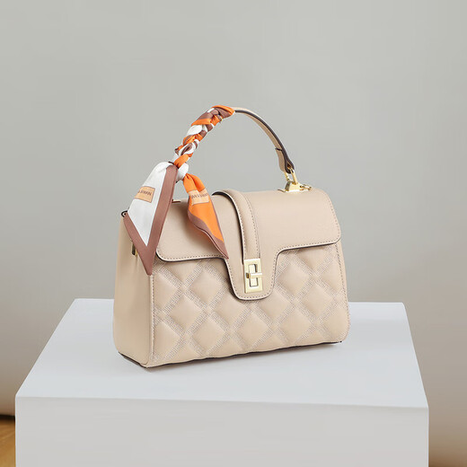 Calviakrim International Light Luxury Marke 2025 Neue Modependlertasche Frauen große Kapazitätstasche Crossbody Tasche Premium Handtasche Aprikosenfarbe