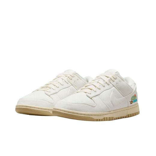 Nike (Nike) Женская обувь Dunk Low Low Low Top Retro Boards Shosers Casual Shoes Dh9765 FD0868-133 Серый холст 36,5