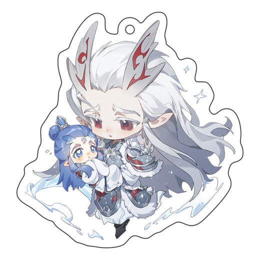 
Nezha 2 Devil Child Ao Guang Ao Runshen Gongbao Animation Exquisite Keychain Pendant YC-13544 Shiji Niang 1 Keychain