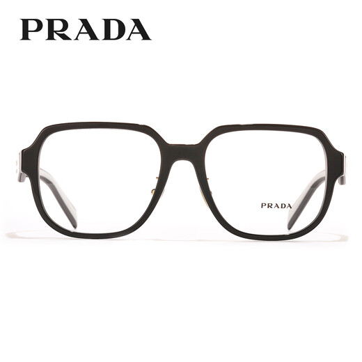 PRADA glasses frames for men and women, new fashion styles for men and women, can be equipped with myopia high and low degree lens frames 0PRB07VD-3891O1 black frame + tortoiseshell temples [+0 yuan with bright moon 1.60 anti-blue light lenses]