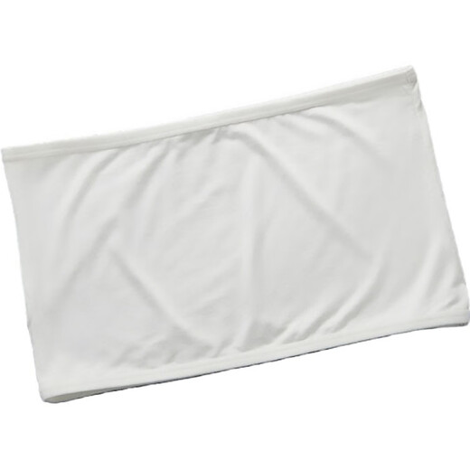 Haiyiduo tube top, strapless, versatile, solid color, one-piece bottoming, anti-exposure, tube top for women, tube top, black + white two-piece set