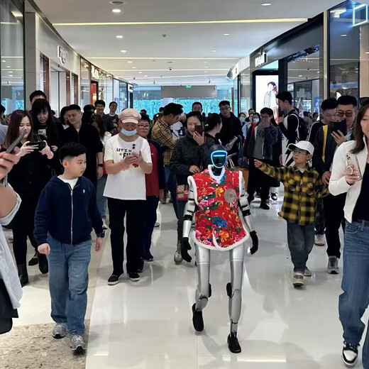 Yushu Intelligent Humanoid Double Foot G1 Roboter spielt Gehen und Tanzen Spring Festival Gala Gleicher Tanzroboter Hund Begrüßung Roboter Roboter Roboter für 1 Tag