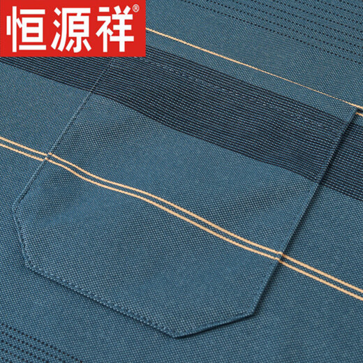 Hengyuanxiang [7A] Middle-aged and elderly ice silk short-sleeved T-shirt for men, daddy summer new cool-squeezing shirt round neck top for men, TC691 Navy Blue M 115Jin [Jin equals 0.5 kg]